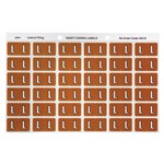 Avery Colour Coding Labels L Side Tab Mustard 180 Pack