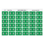 Avery Colour Coding Labels R Side Tab Light Green 180 Pack