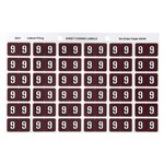 Avery Colour Coding Labels 9 Side Tab Brown 180 Pack