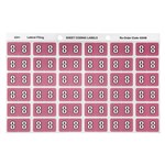 Avery Colour Coding Labels 8 Side Tab Mauve 180 Pack