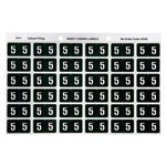 Avery Colour Coding Labels 5 Side Tab Dark Green 180 Pack