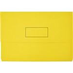 Marbig Slimpick Document Wallet Yellow Each