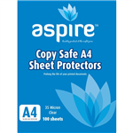 Marbig Sheet Protectors Lightweight A4 Clear Box 100