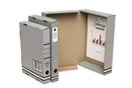 Marbig Box File A4 80mm Grey