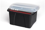 Crystalfile Porta Box Enviro with Lid Black