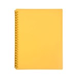 Marbig Display Book Refillable A4 Yellow 20 per Pack