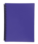 Marbig Display Book Refillable A4 Purple 20 per Pack