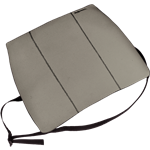 Fellowes Slimline Back Support Grey