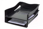 Marbig Document Tray Economy Stacking Portrait Black