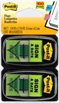 Post It Flags 680SD2 Sign and Date Bright Green 2 Pack