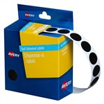 Avery Dispenser Dot Stickers 14mm Diameter Black 1050 Pack 5 per Box