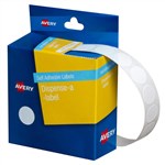 Avery Dispenser Dot Stickers 14mm Diameter White 1200 Pack 5 per Box