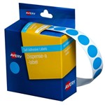 Avery 14LB Labels Dispense A Label Circle Light Blue Box