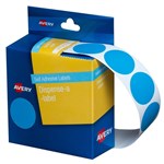 Avery 24LB Dispense A Label Circle Light Blue 500 Pack
