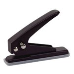 Rexel 1 Hole Punch Black
