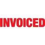 Xstamper Invoiced Red