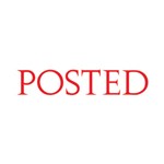 Shiny Stamp SEN1412 Pre Inked Posted Red