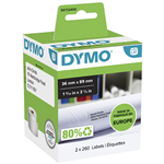 Dymo SD99012 Labelwriter White 89 x 36mm 2 Pack