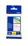 Brother TZ232 Labelling Tape 12mmx8m Red On White
