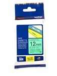 Brother TZe731 Labelling Tape 12mm Black on Green