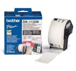 Brother DK11208 Label Roll Black on White 38x90mm