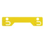 Avery Tubeclip Compressor Bar Yellow 25 Pack
