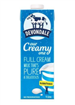 Devondale Long Life Full Cream Milk 1L 10 per Carton