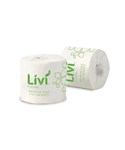 Livi 7008 Basics Bathroom Toilet Paper 2 Ply 400 Sheets Carton 48 40 per Pallet