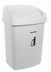 Sabco Swing Top Kitchen Rubbish Bin White 25 Litres