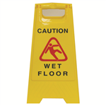 Cleanlink 12050 Safety Sign Wet Floor Yellow