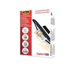 Fellowes Laminating Pouches 125 Micron 54x86mm 100 Box