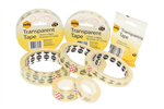 Marbig Office Tape Clear 18mmx33m Clear Each 8 per Bundle