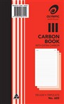 Olympic 605 Carbon Triplicate Book Red 10 per Pack