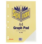 Spirax 802 Graph Pad 2mm A4 10 per Pack