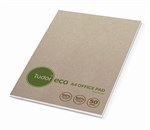 Tudor Office Pad Recycled 50 Leaf 60gsm A4 10 Pack