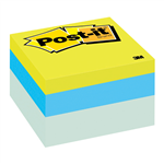 Post It Notes 2056RC Memo Cube 73x73mm Blue Wave