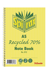 Spirax 812 Notebook 120 Pages Recycled A5 5 per Pack