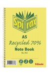 Spirax 812 Notebook 120 Pages Recycled A5 5 per Pack
