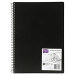 Derwent Visual Art Diary A4 Black 5 per Pack