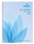 Aspire Recycled Spiral Notebook 240 Pages A4 5 per Pack