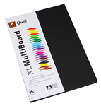 Quill Board A4 210gsm Black 50 Pack