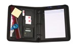 Rexel Zippered Attache Case Drop Handle and Calculator