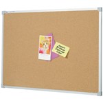 Quartet Penrite Cork Board Aluminium Frame 1800x900mm