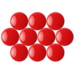 Quartet Penrite Magnetic Buttons 30mm Red Pack