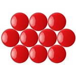 Quartet Penrite Magnetic Buttons 30mm Red Pack