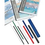 Rexel Binding Comb Plastic 10mm Red 100 Box