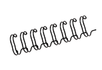Fellowes Binding Coil 34 Loop Wire 14mm Black 100 Pack