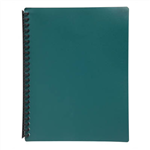 Marbig Display Book Refillable A4 20 Pocket Green 20 per Pack
