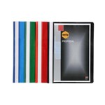 Marbig Deluxe Flat File A4 Clear Front Red 10 per Pack