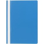 Marbig Economy Flat File A4 Blue Clear Cover 10 per Pack